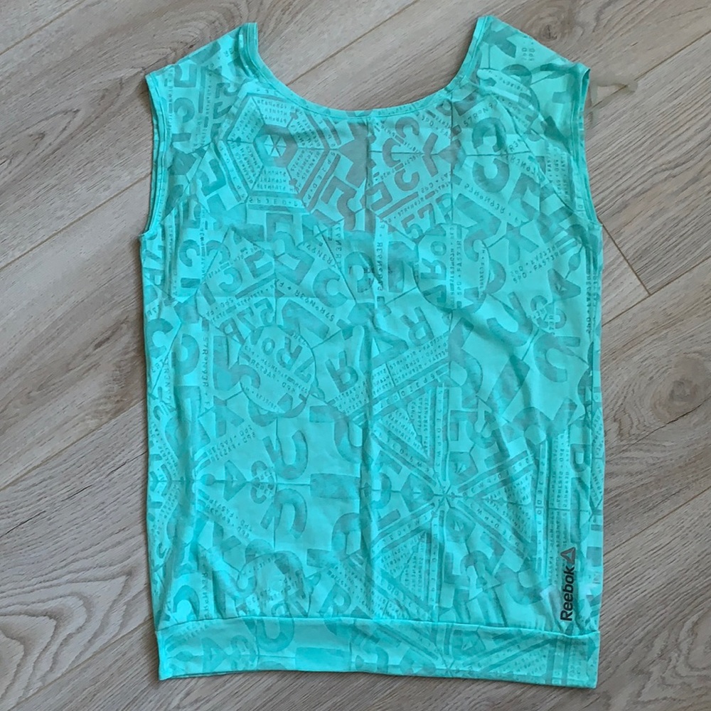 Reebok NWOT Turquoise Tank Top